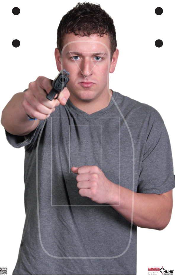Handgun Threat 23 - Card Stock